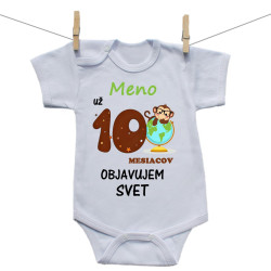 Body s krátkym rukávom Už 10 mesiacov objavujem svet