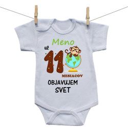 Body s krátkym rukávom Už 11 mesiacov objavujem svet