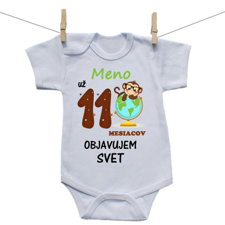 Body s krátkym rukávom Už 11 mesiacov objavujem svet Body s krátkym rukávom Už 11 mesiacov objavujem svet