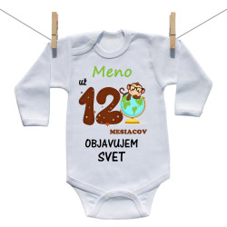 Body s dlhým rukávom Už 12 mesiacov objavujem svet