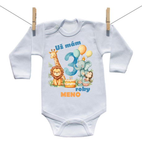 Body s dlhým rukávom Už mám 3 roky Safari Body s dlhým rukávom Už mám 3 roky Safari
