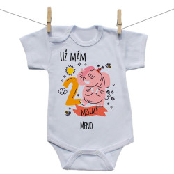 Body s krátkym rukávom Už mám 2 mesiace so zvieratkom