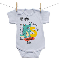 Body s krátkym rukávom Už mám 5 mesiacov so zvieratkom