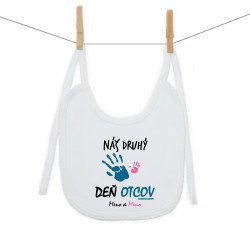 Podbradník na zaväzovanie Náš druhý deň otcov s menom (dievča)