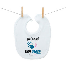 Podbradník na zapínanie Náš druhý deň otcov s menom (dievča)