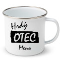 Smaltovaný hrnček Hrdý otec