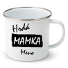 Smaltovaný hrnček Hrdá mamka