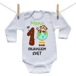 Body s dlhým rukávom Už 1 rok objavujem svet