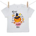Tričko s krátkym rukávom Môj prvý Halloween tekvica