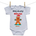 Body s krátkym rukávom Môj druhý Mikuláš s perníčkom