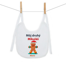 Podbradník na zaväzovanie Môj druhý Mikuláš s perníčkom