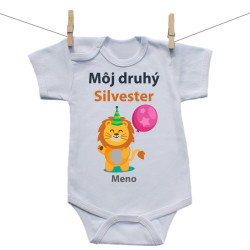 Body s krátkym rukávom Môj druhý Silvester s levíkom