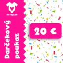 Darčekový poukaz 20 €
