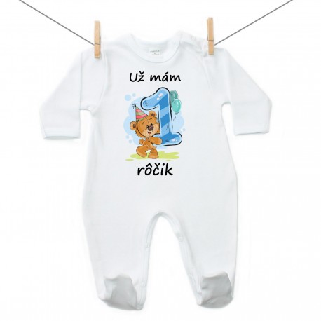 Overal Už mám 1 rôčik Medvedík Chlapec