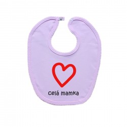 Podbradník na zapínanie (ružový) Celá mamka