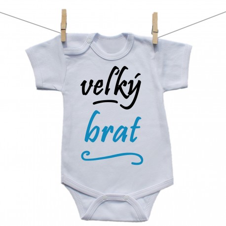 Body s krátkym rukávom Veľký brat Body s krátkym rukávom Veľký brat
