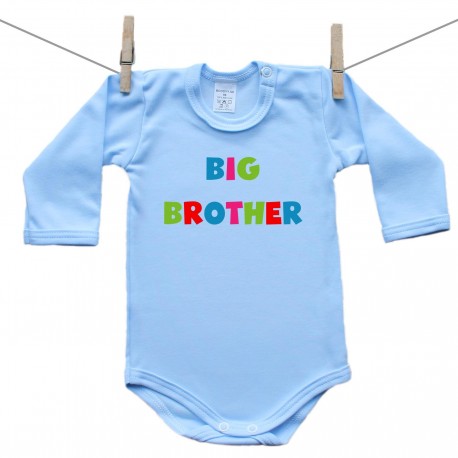 Modré body s dlhým rukávom Big brother