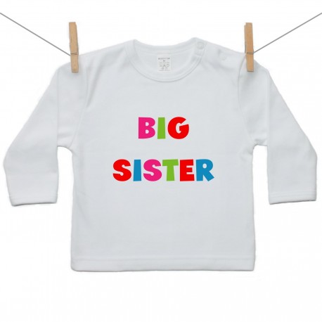 Tričko s dlhým rukávom Big sister