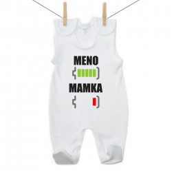 Dupačky Batéria nabitá/vybitá mamka s menom