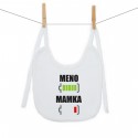 Podbradník na zaväzovanie Batéria nabitá/vybitá mamka s menom