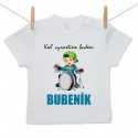Tričko s krátkym rukávom Keď vyrastiem budem bubeník