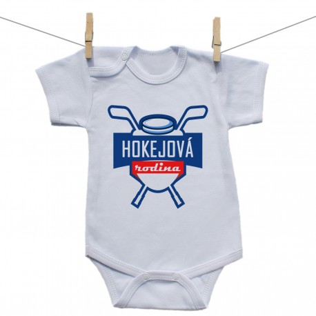 Body s krátkym rukávom Hokejová rodina Body s krátkym rukávom Hokejová rodina