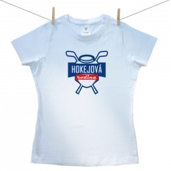 Dámske tričko s krátkym rukávom Hokejová rodina