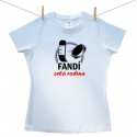 Dámske tričko s krátkym rukávom Fandí celá rodina