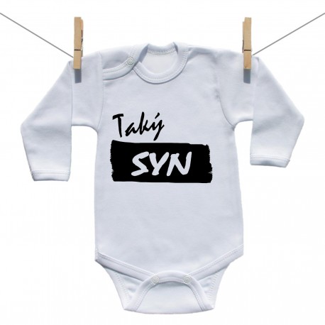 Body s dlhým rukávom Taký syn Body s dlhým rukávom Taký syn