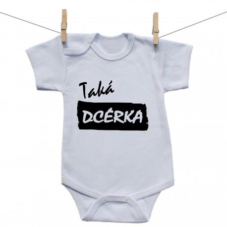 Body s krátkym rukávom Taká dcérka