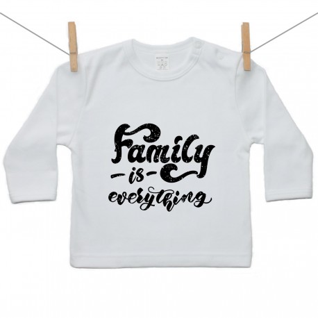 Tričko s dlhým rukávom Family is everything