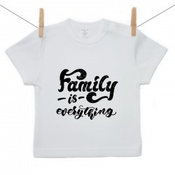 Tričko s krátkym rukávom Family is everything