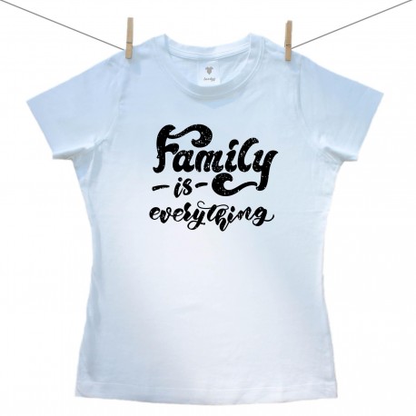 Dámske tričko s krátkym rukávom Family is everything