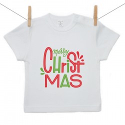 Tričko s krátkym rukávom Merry Christmas