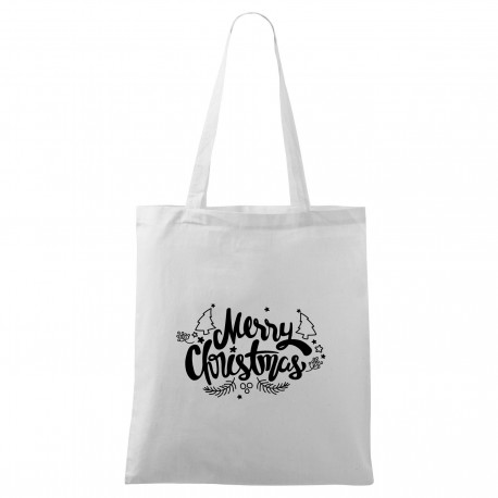Biela taška Merry Christmas Biela taška Merry Christmas