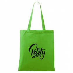 Zelená taška Welcome to party