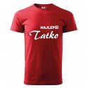 Červené pánske tričko Najlepší tatko