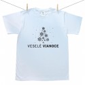 Pánske tričko s krátkym rukávom Veselé Vianoce