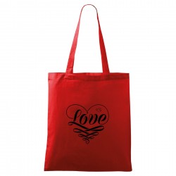 Červená taška Love