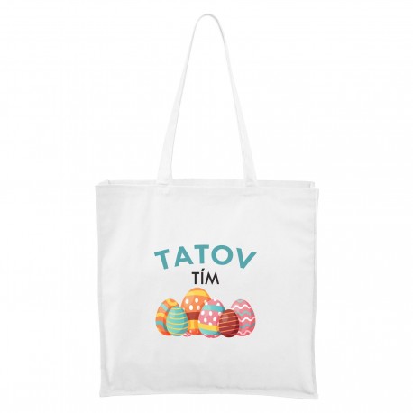 Biela Maxi taška Tatov tím
