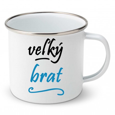 Smaltovaný hrnček Veľký brat